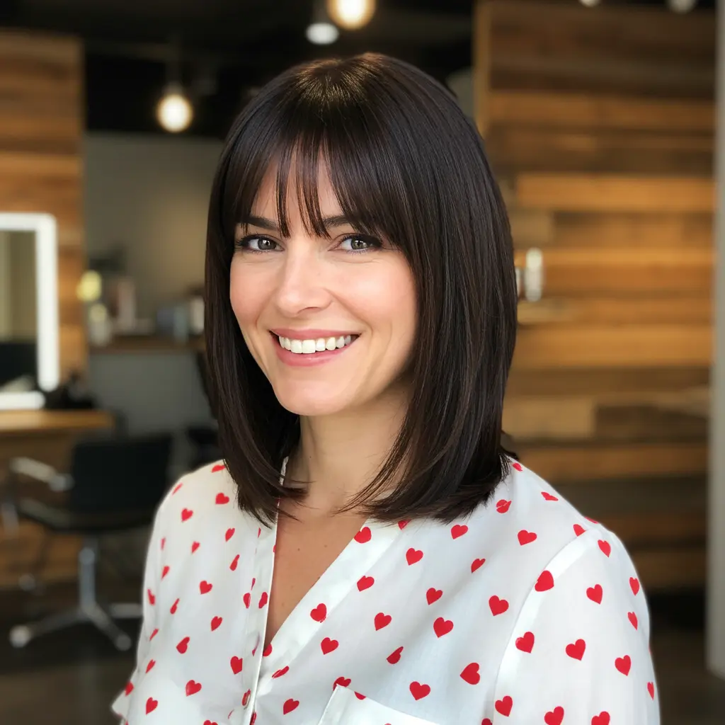 #11 Straight Hairstyles for Medium Length Hair