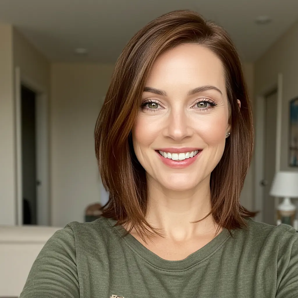 #12 Simple Hairstyles for Medium Hair With Side Part