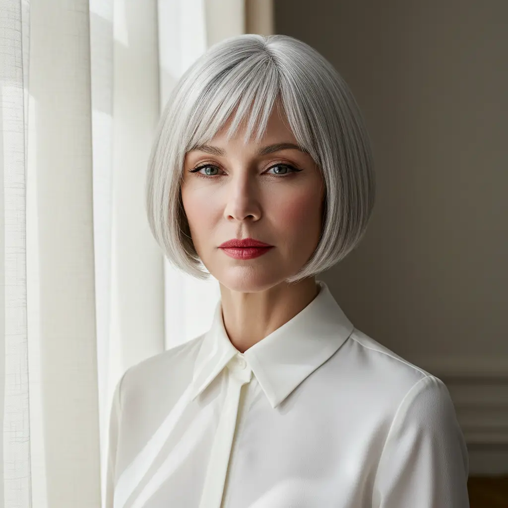 A Line Bob With Sleek Precision