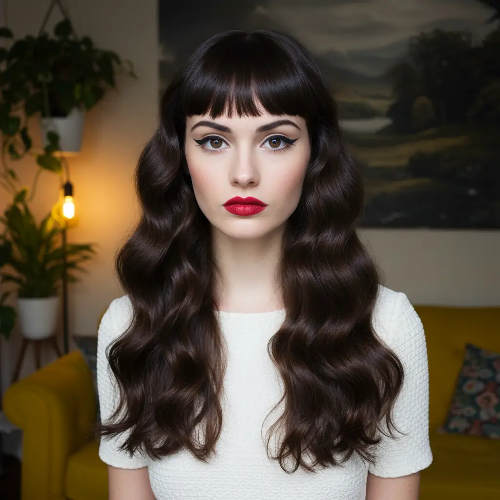 #13 Micro Bangs for a High Forehead