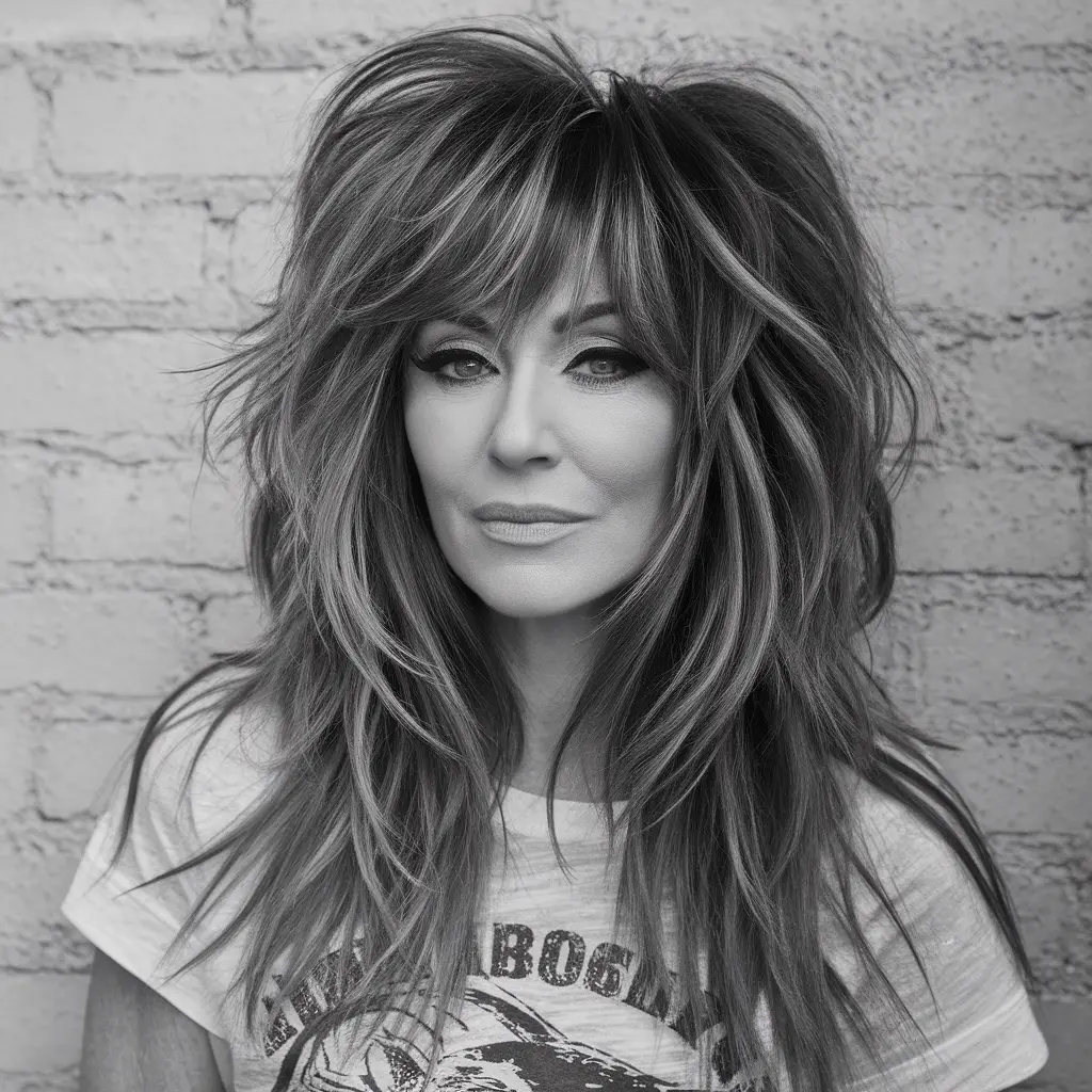 #13 Shaggy Wolf Cut with Volume and Edge