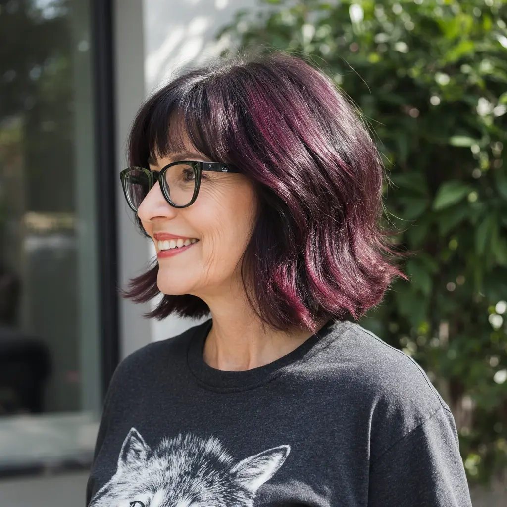 #15 Wolf Cut with Fringe for Bold Style