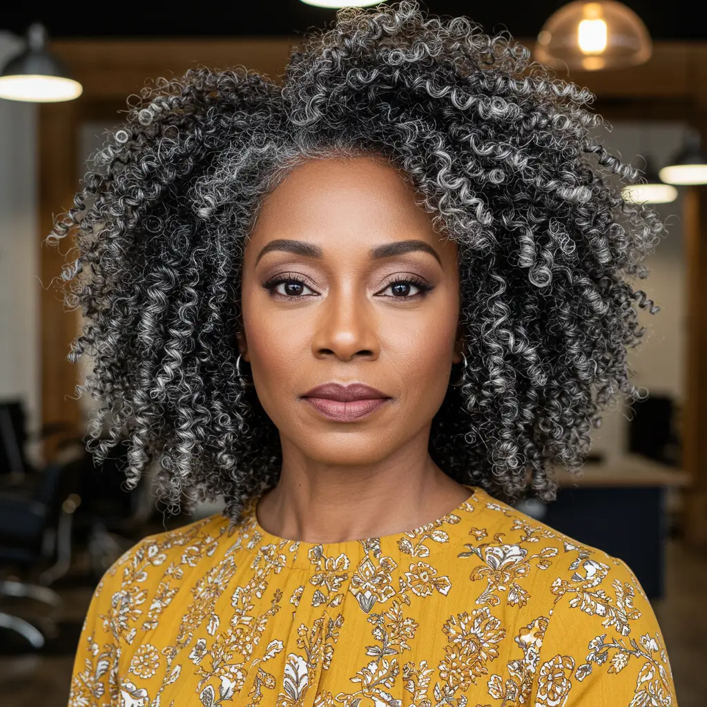 #15 Coily Shoulder Length Style for Black Women