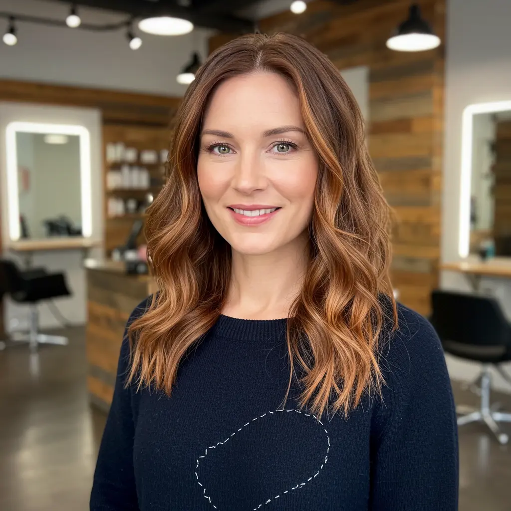 #16 Collarbone Length Hair With Gentle Waves