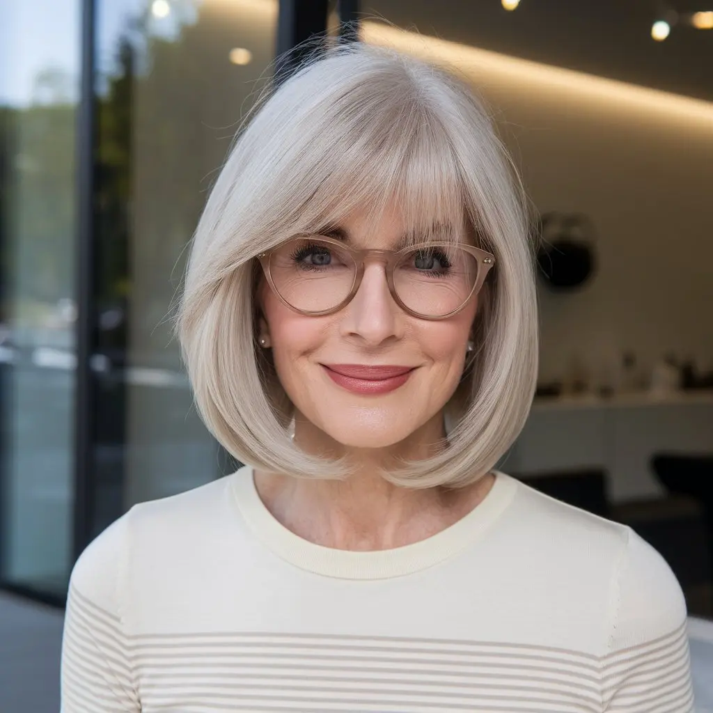 #17 Face Framing Layers On Mid Length Hair