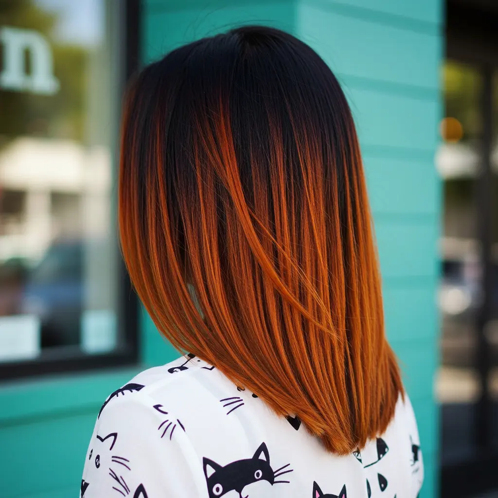 #19 V Shaped Haircut With Layers on Medium Hair