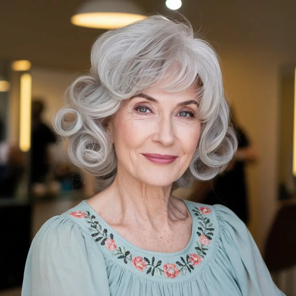 #2 Soft Fringe Curtain Bangs for Added Volume