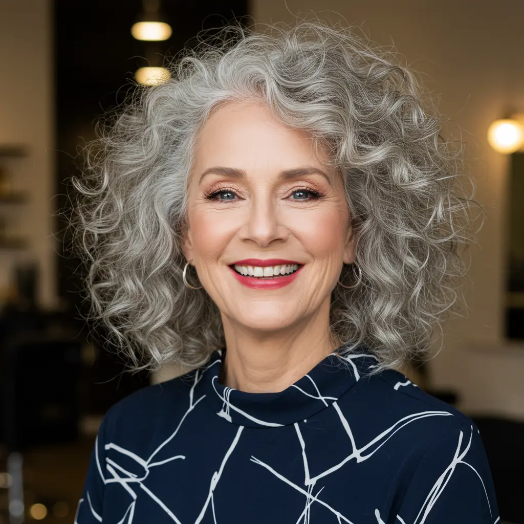 #2 Shoulder Length Curly Hair With Volume