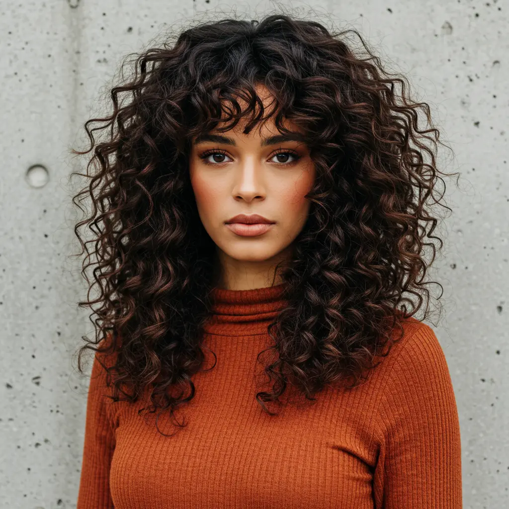 #3 Butterfly Haircut On Springy Natural Curls