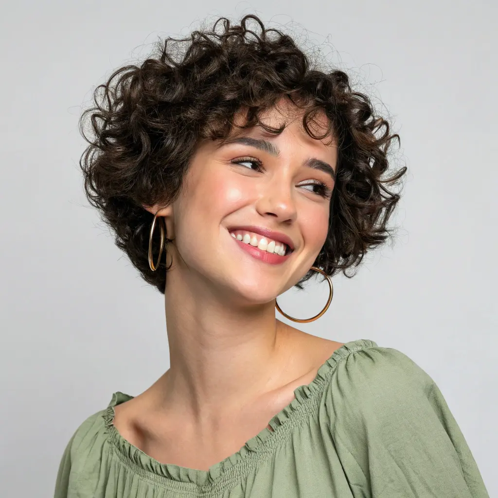 Soft Ringlets on Short 3B Curly Hair