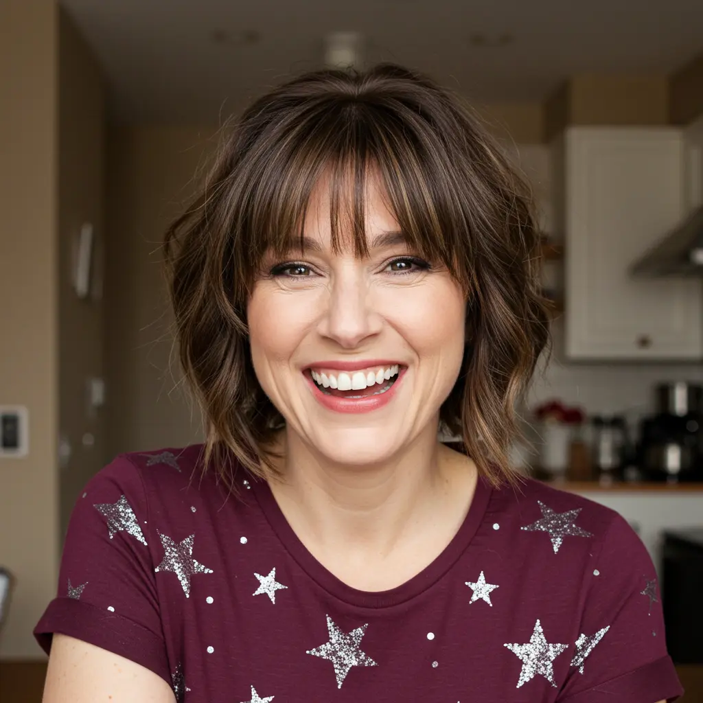 #5 Short Cut With See Through Bangs