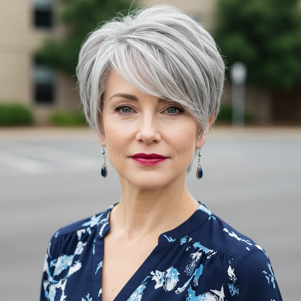 #6 Long French Crop Haircut With Soft Texture