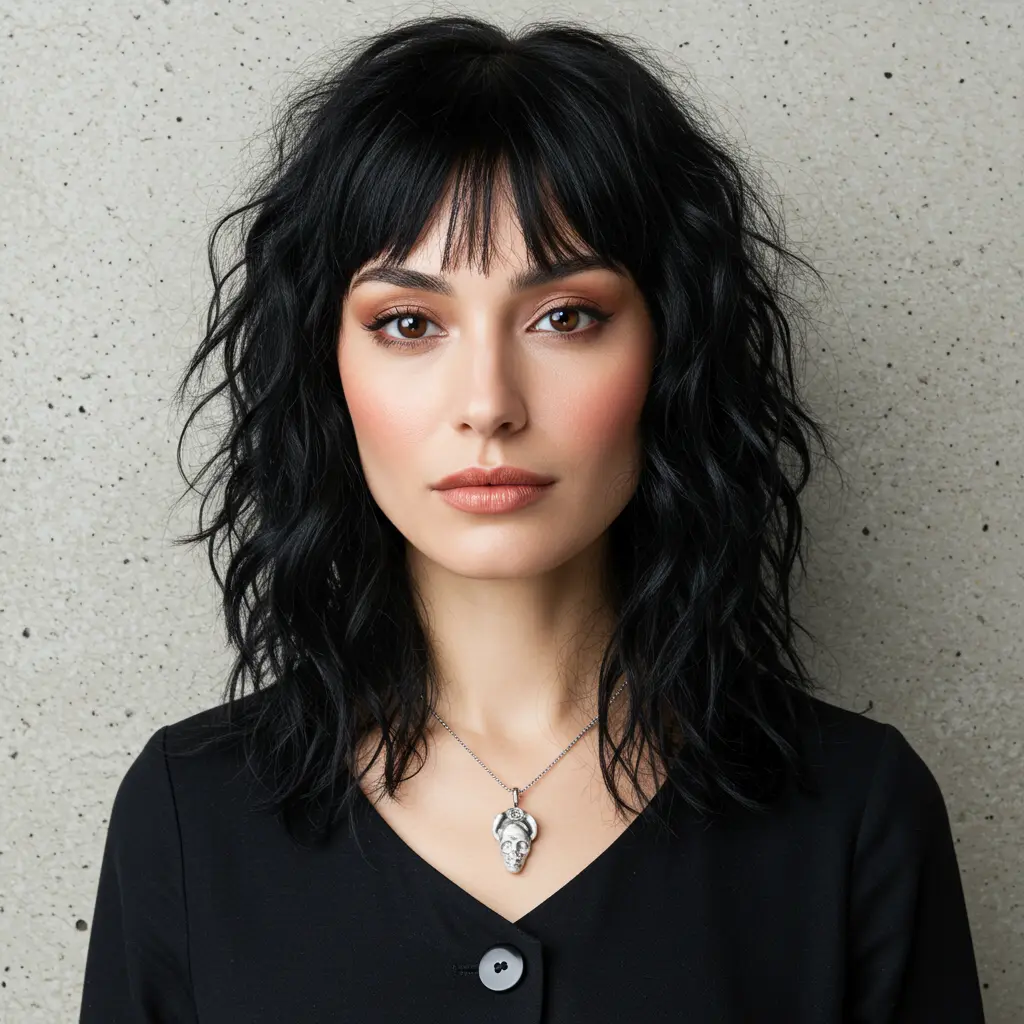 #6 Wolf Cut with Textured Micro Bangs