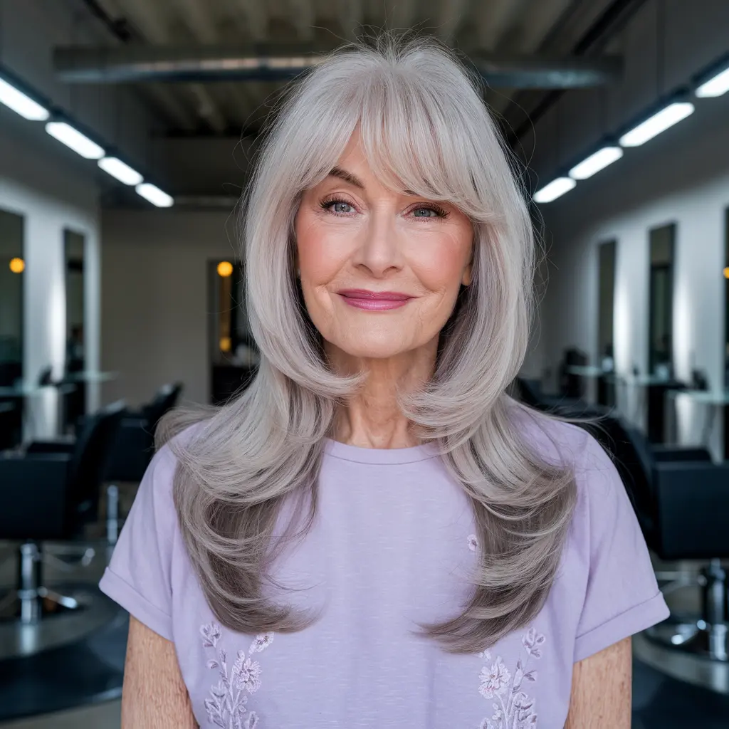 #6 Soft Curtain Bangs to Add a Gentle Frame