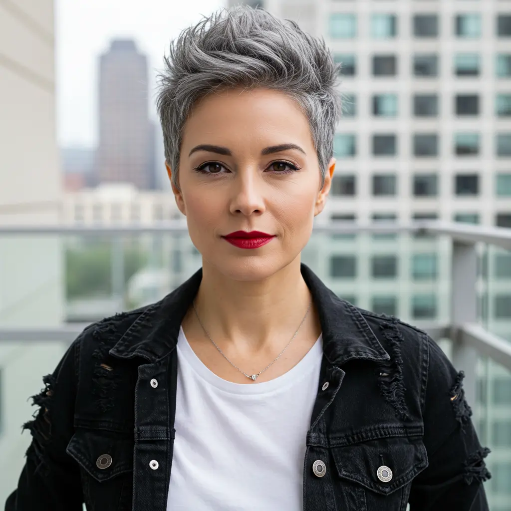 Funky Pixie Cut with Tousled Texture