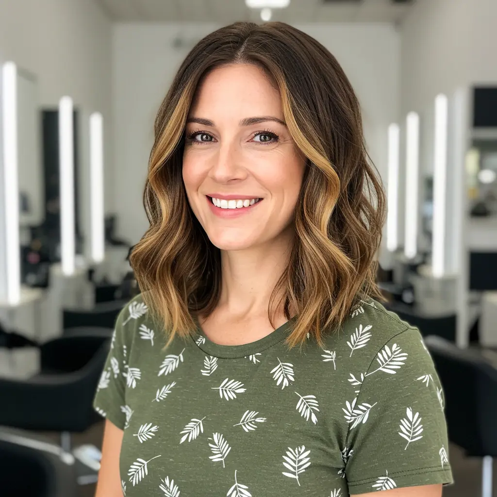 #8 Wavy Haircuts Medium With Loose Texture