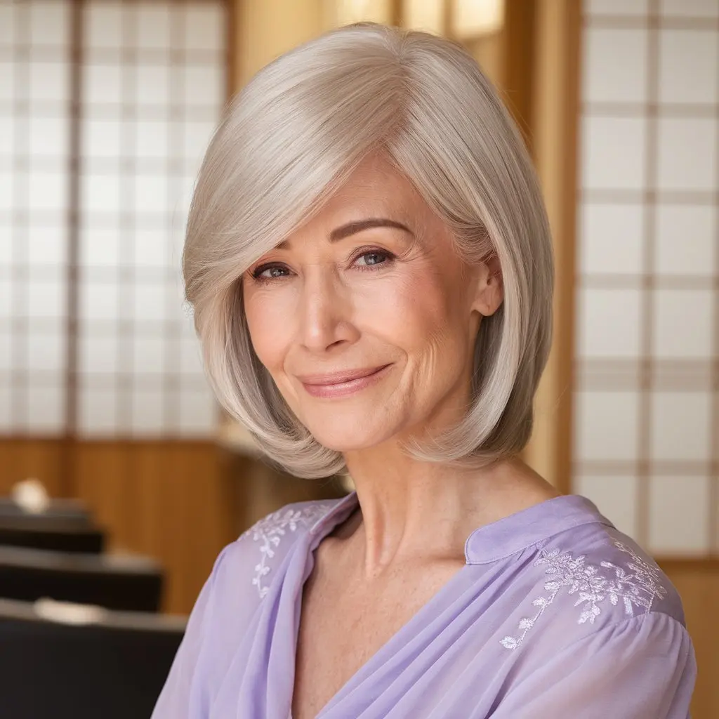 #9 Layered Haircuts For Medium Hair Straight Texture