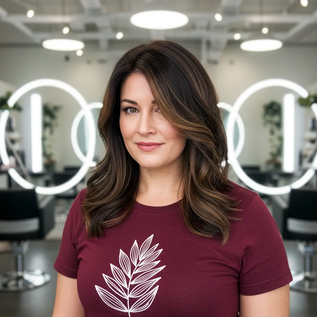 #9 Medium Length Haircut for Thick Hair With Layers