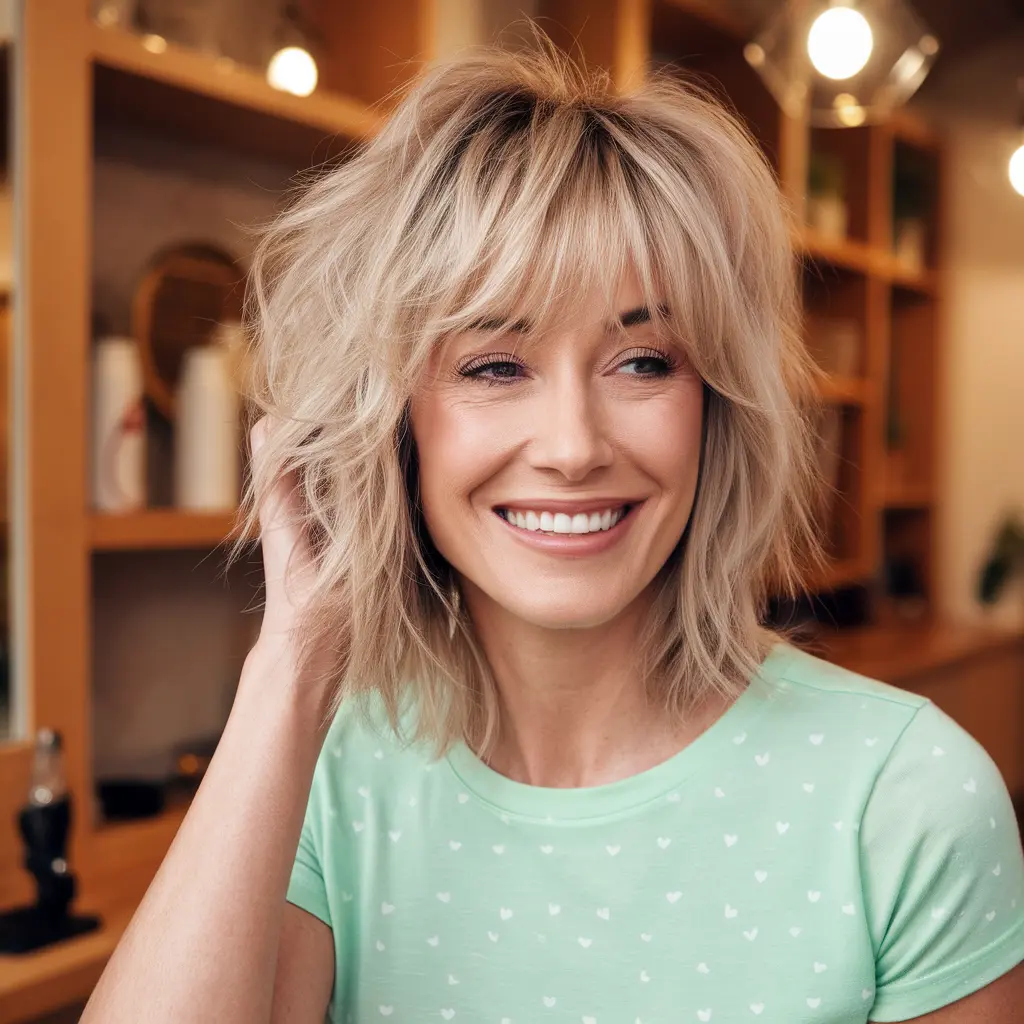 #9 Wolf Cut for Thin Hair with Airy Volume