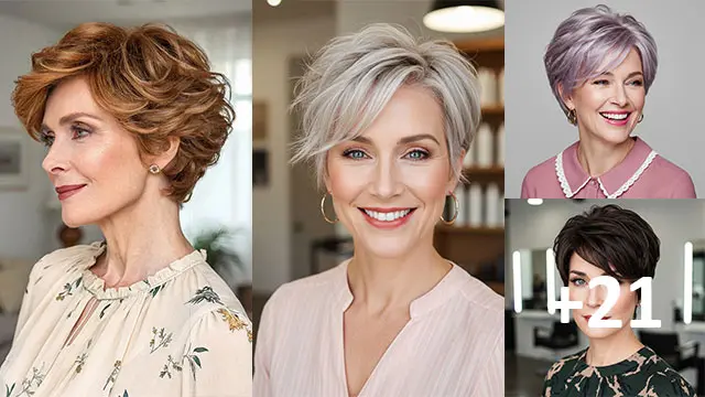 21 Best Wavy Pixie Haircuts For Women Over 50 Right Now