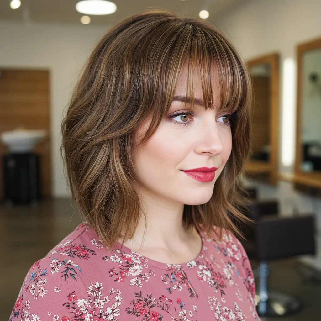 #1 Soft Wispy Bangs for a Delicate Touch