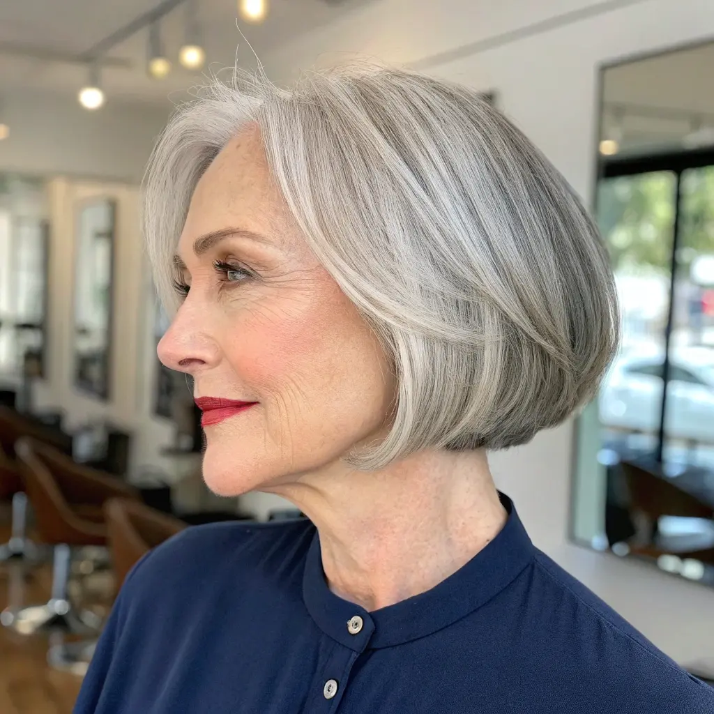 #1 Side Part Bob for a Fresh Look