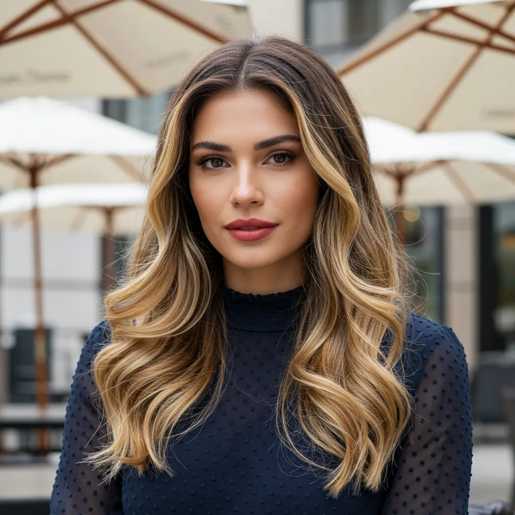 #1 Long Wavy Haircut With Textured Layers