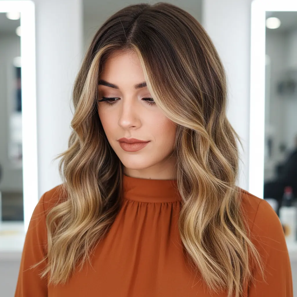 #10 Long Layers With Blended Balayage