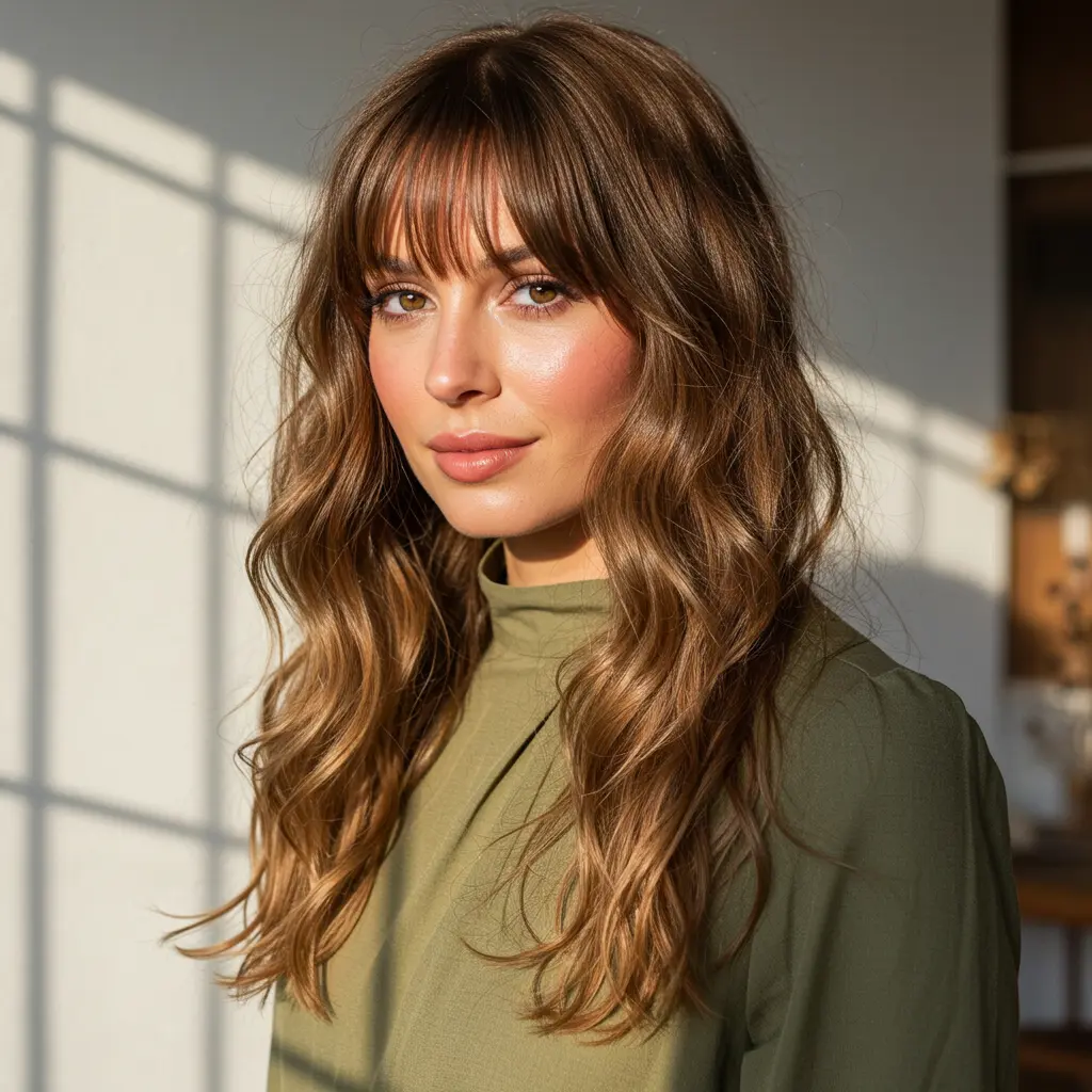 #10 Thick Long Haircut With Soft Waves