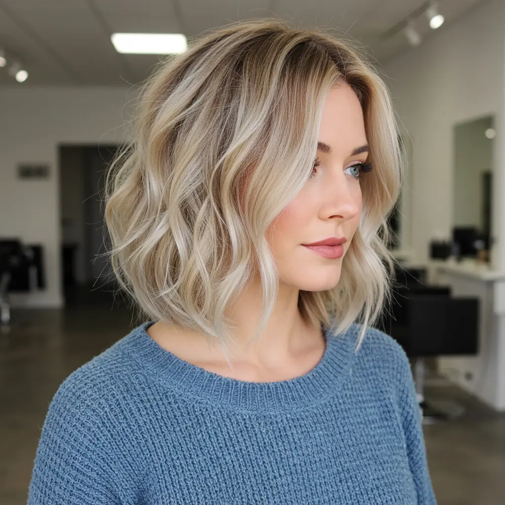 #11 Layered Lob With Textured Ends