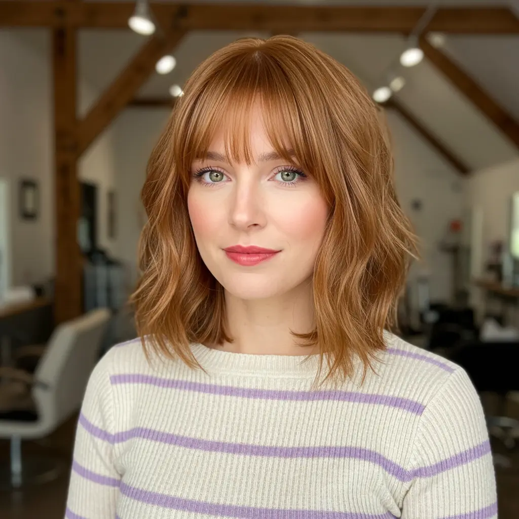 #12 Wispy Bangs for Oval Face Structure