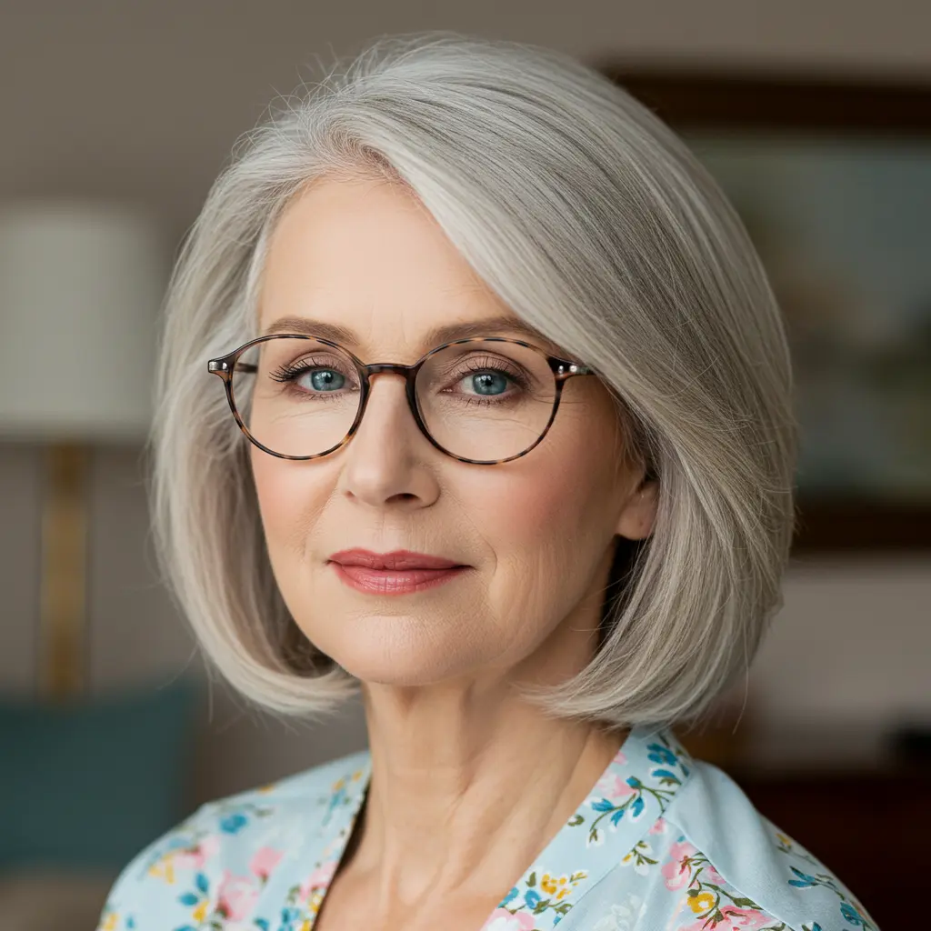 #12 Side Part with Fine Hair for Lightweight Volume