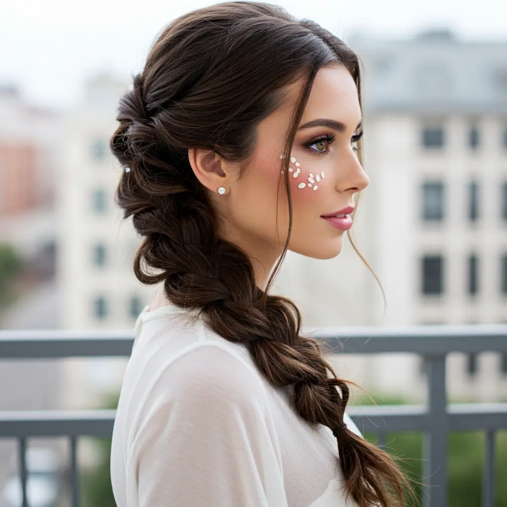 #12 Loose Fishtail Braid For Thick Long Hair