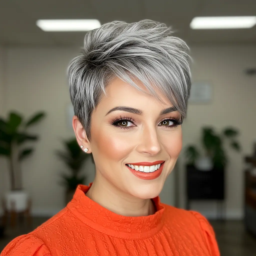 #13 Pixie Cut With Layered Crown