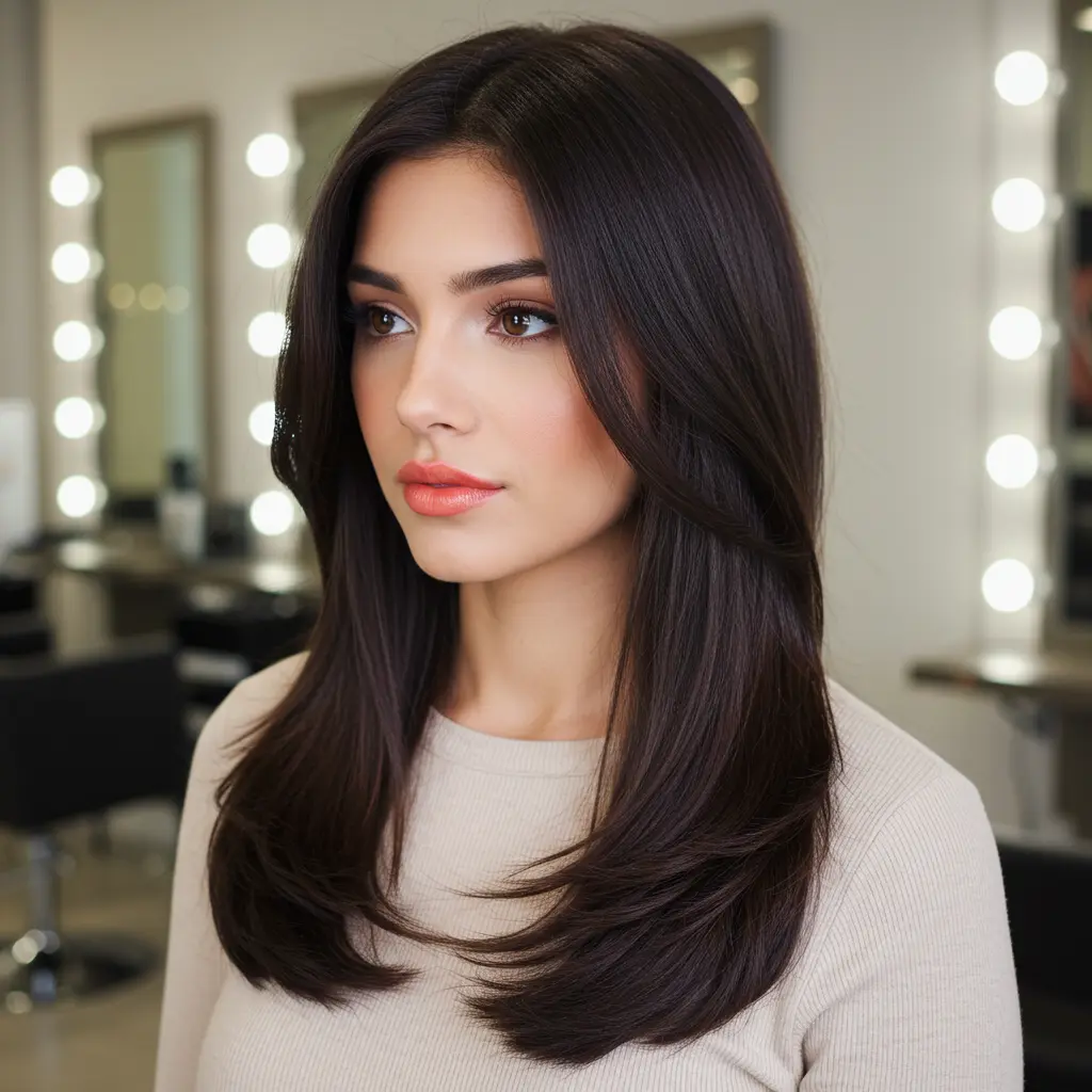 #13 Long Hair With Glossy Graduated Layers