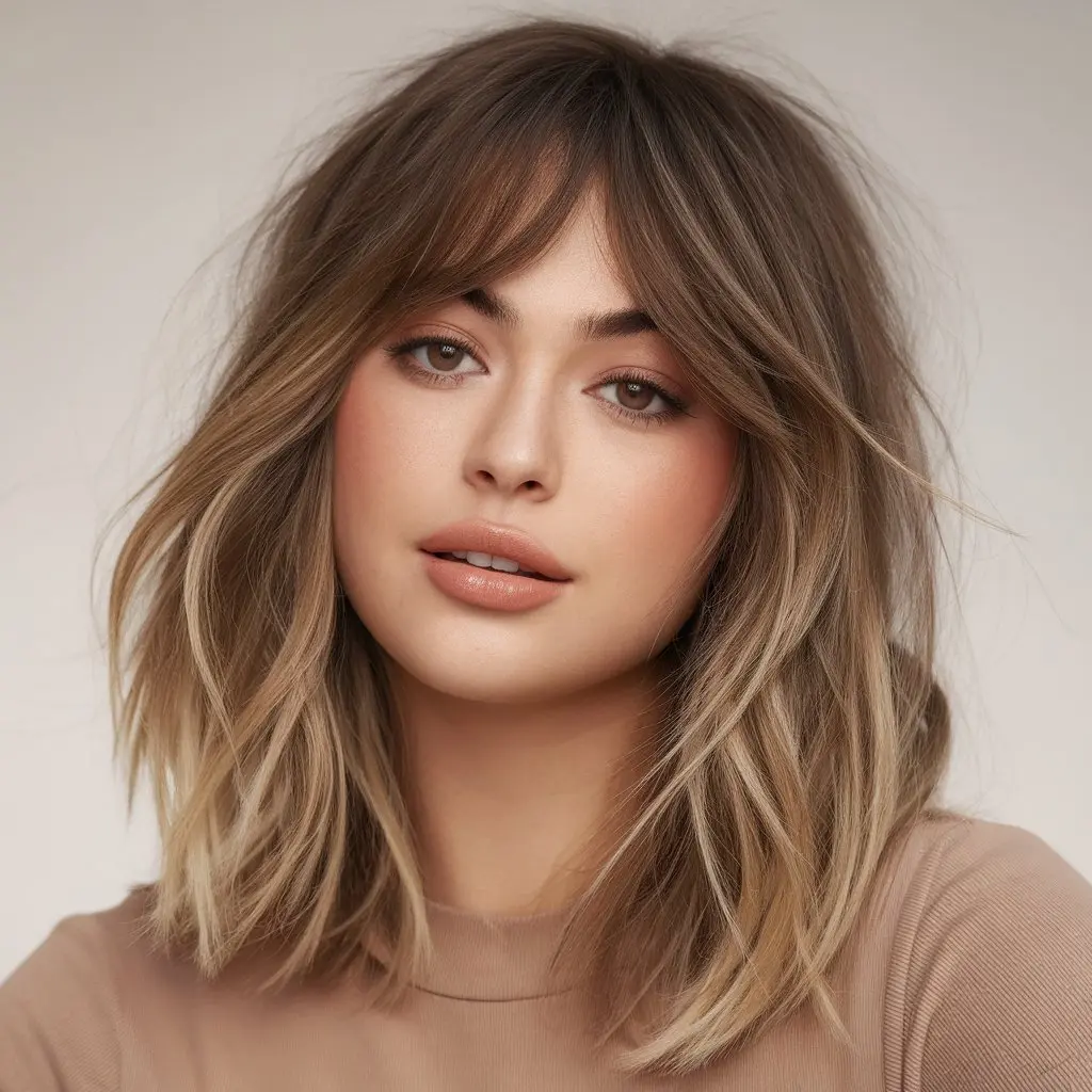 #14 Subtle Bangs for a Natural Flow