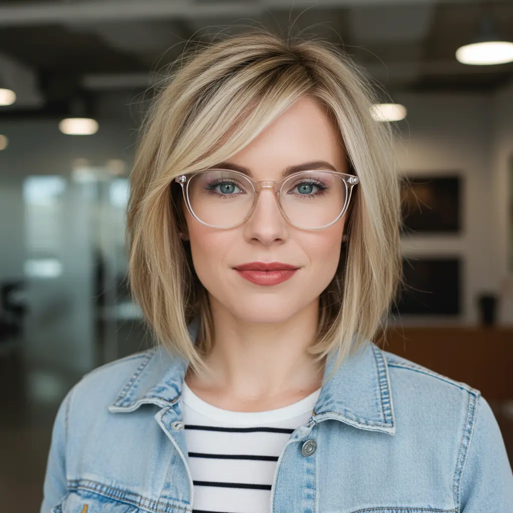 #14 Shoulder-Length Layered Cut With Movement