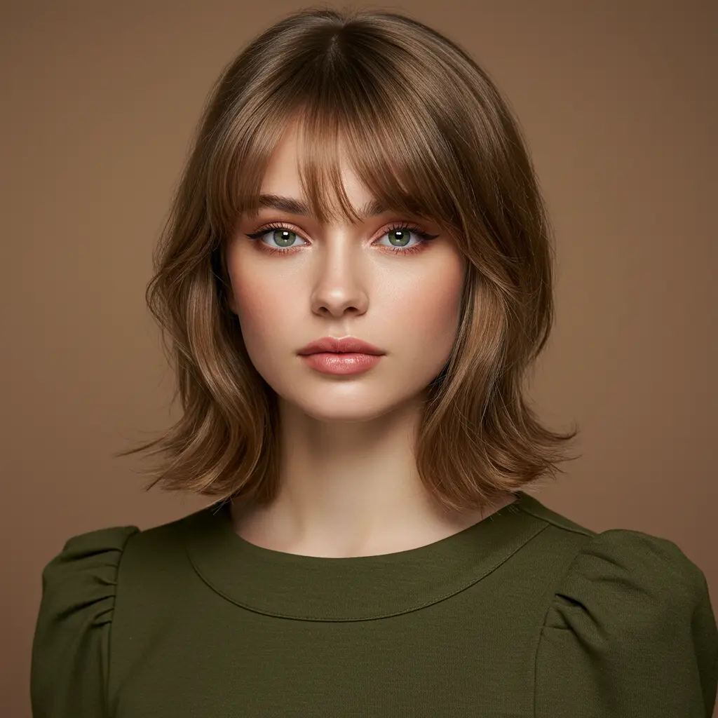 #15 Soft Wispy Bangs for a Delicate Look