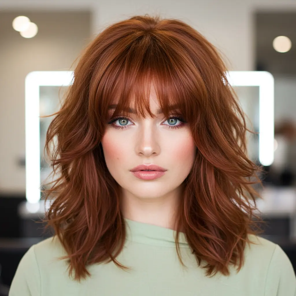 #16 Wispy Butterfly Bangs for Airy Layers