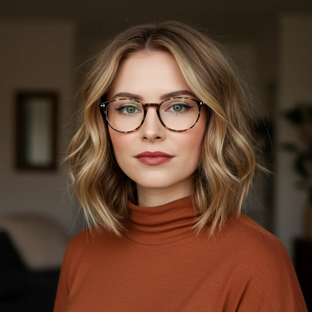 #16 Sandy Caramel Wispy Lob