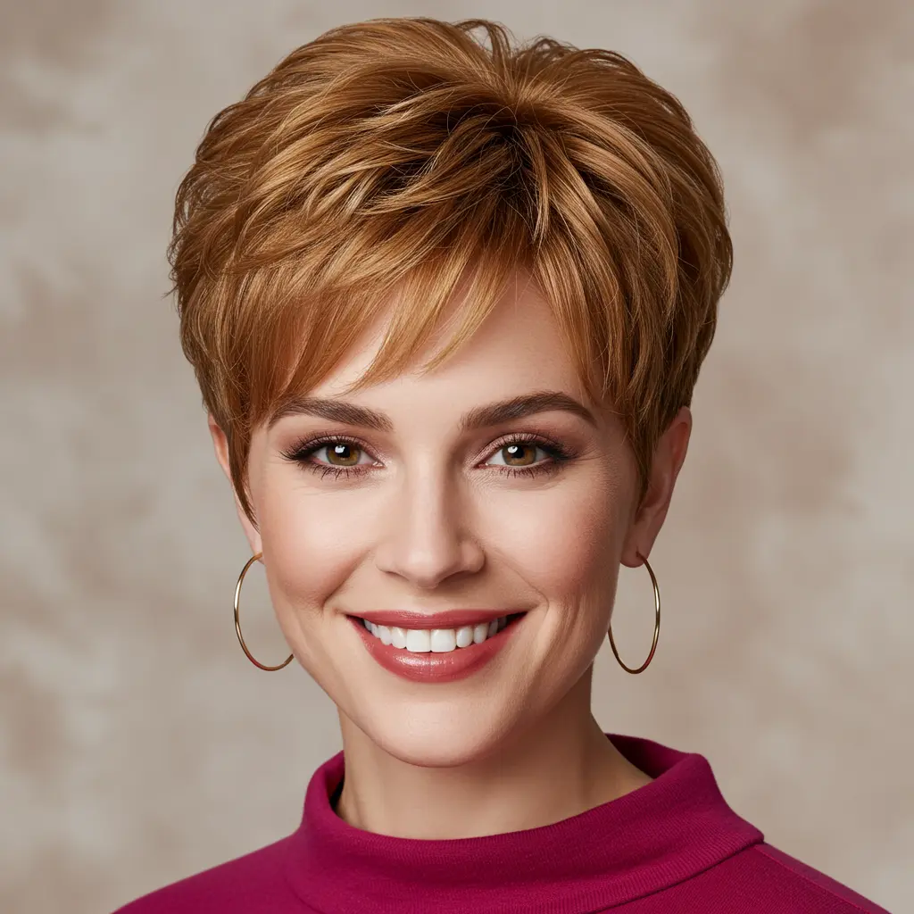 #17 Honey Chestnut Feathered Pixie