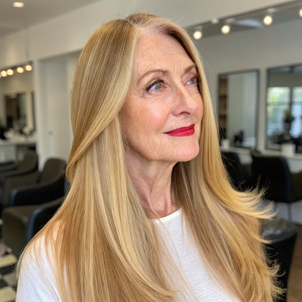 #19 Long Straight Hair with Tapered Ends