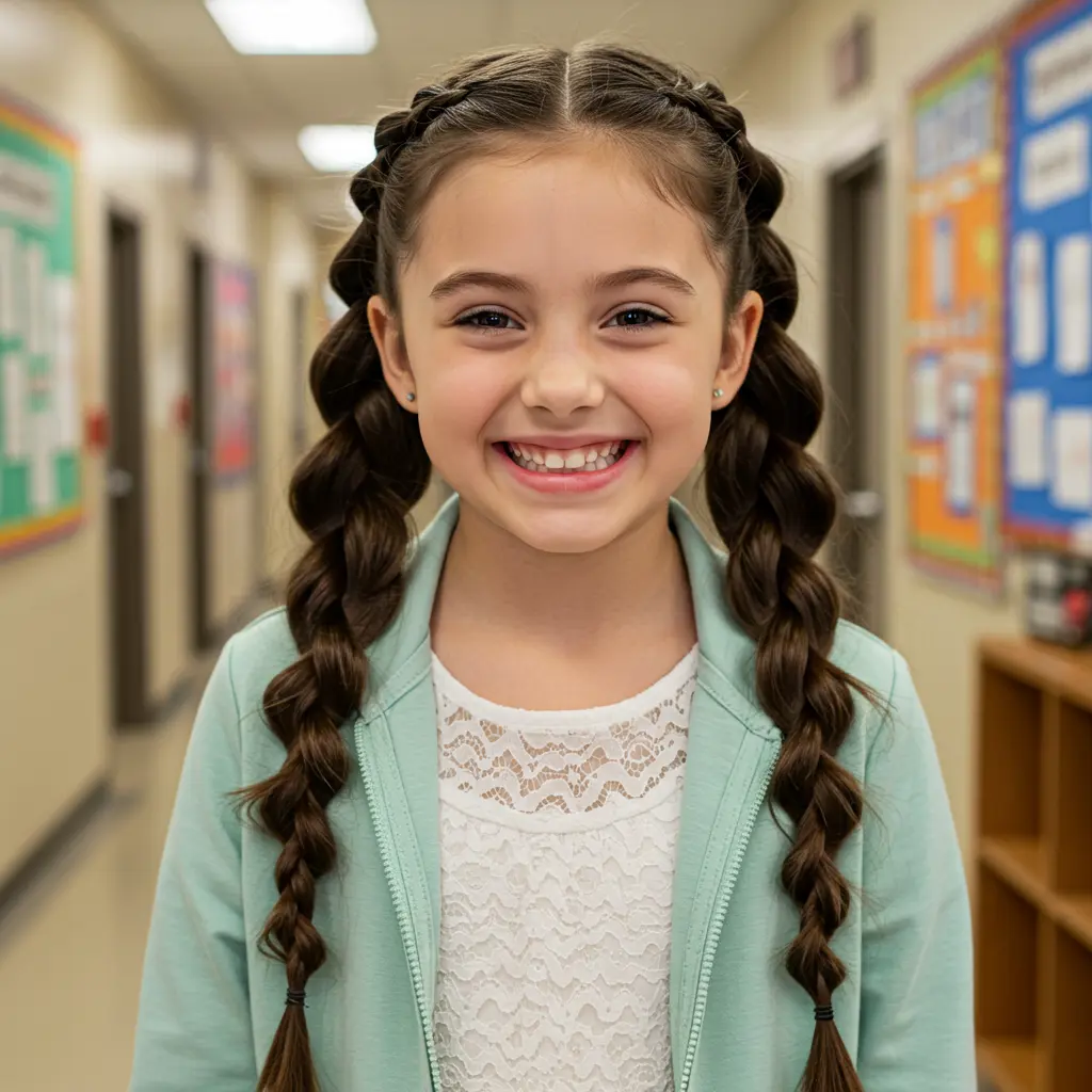 #19 Bubble Braids with Crimped Ends