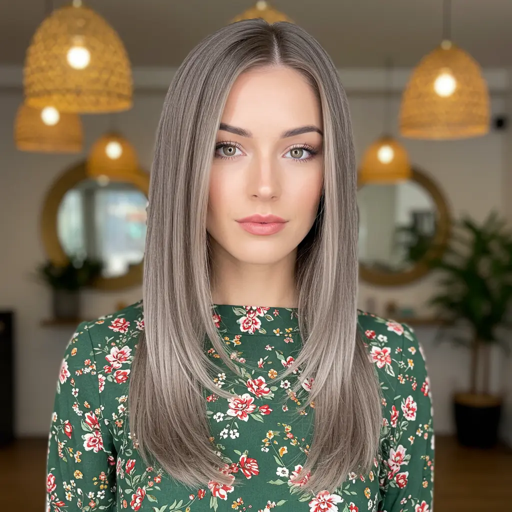 #19 Face Framing Soft Layers With Sleek Texture