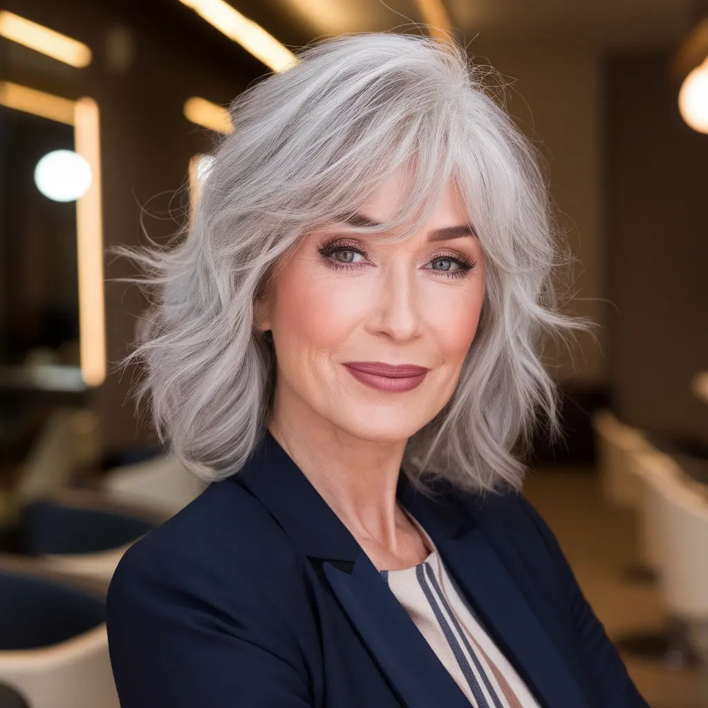 #2 Wispy Bangs With Layers for Added Texture