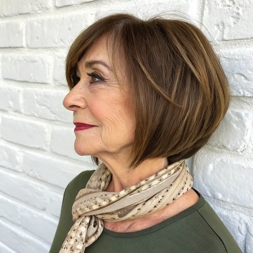 #2 Side Part Long Bob with Soft Layers