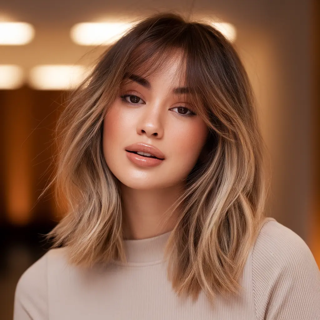 #20 Fluffringe Bangs Haircut