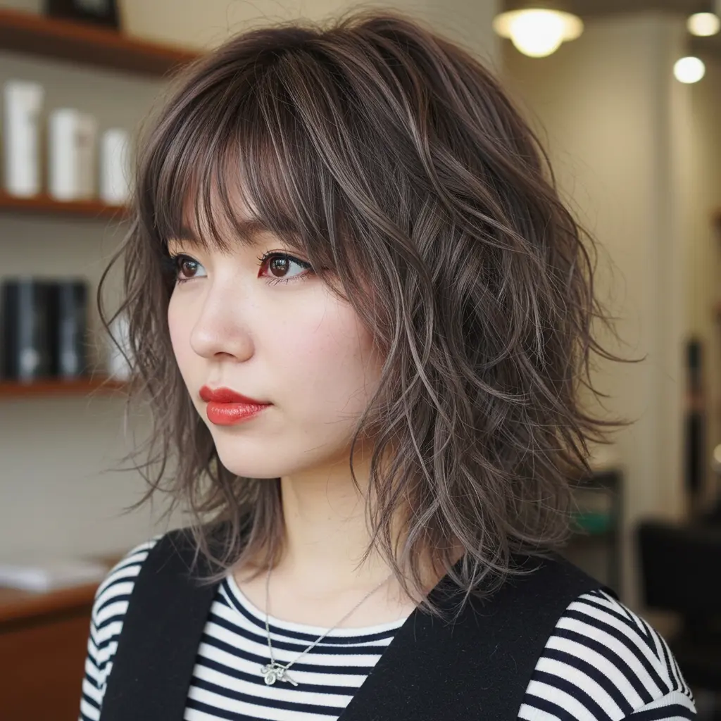 #23 Shaggy Layers With Tousled Finish