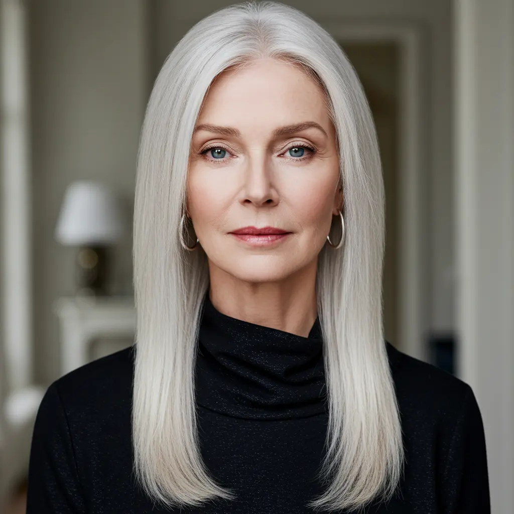 #25 Sleek Grace Hairstyle