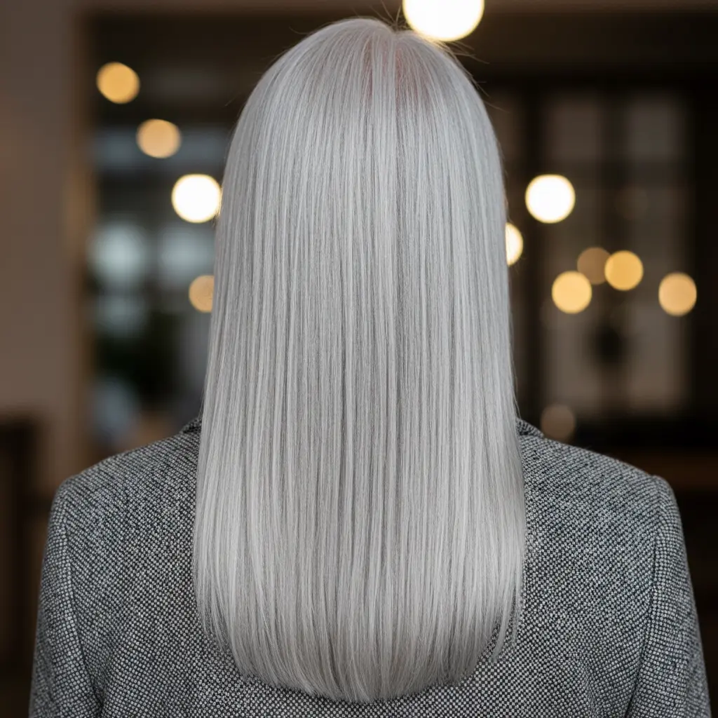 #5 Classic One Length Straight Hair